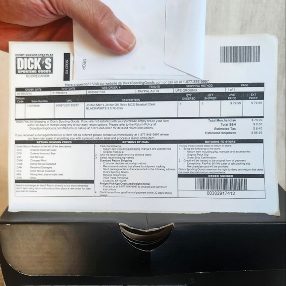 Men's Nike Air Jordan Retro XII 12 Playoff MCS Cleats Baseball Molded - Picture 13 of 15